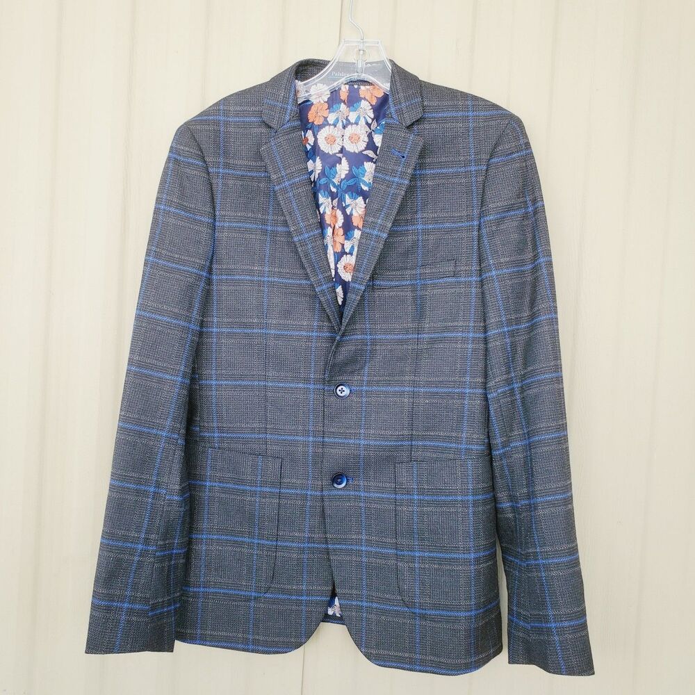 Paisley & Gray Skinny Fit Blazer Jacket Mens Size 38R